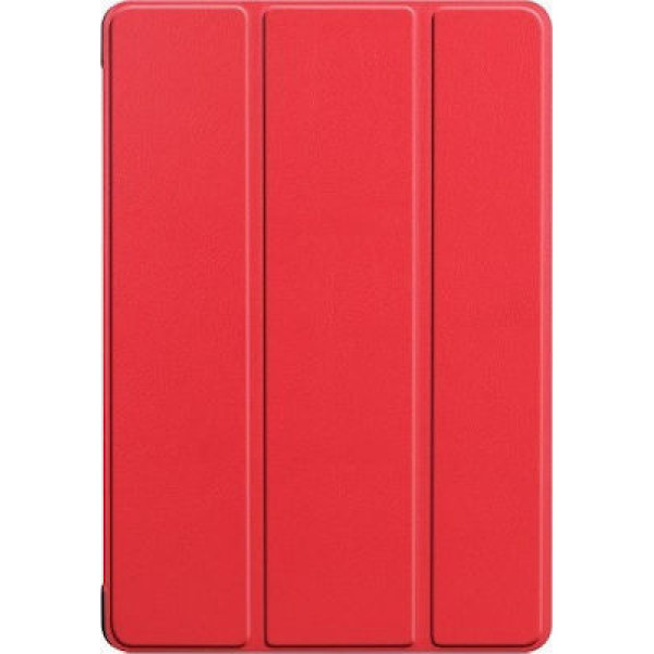 Flip Cover Δερμάτινο Διάφανο Lenovo Tab M10 Plus  X606 10.3" 2nd Gen Red