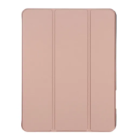 Flip Cover Δερμάτινο Διάφανο Lenovo Tab M10 10.1" 3nd Gen T610 Rosegold