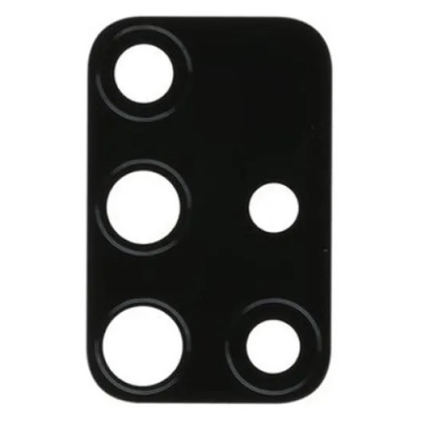 Τζαμάκι Κάμερας / Camera Glass Cover με πλαίσιο για Samsung Galaxy A71 Μαύρο