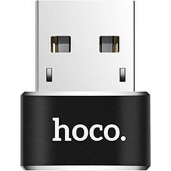 Hoco Μετατροπέας USB-A male σε USB-C female UA6 