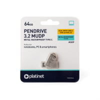 Platinet USB 3.2 Stick με σύνδεση USB-A & USB-C (PMFMC64) 64GB 
