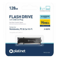 PLATINET USB 3.0 X-DEPO Flash Disk 128GB μαύρο PMFU3128X