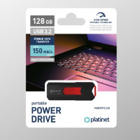 Platinet 128GB USB 3.2 SSD Stick PMFPPD128 Μαύρο