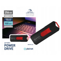 Platinet 256GB USB 3.2 SSD Stick PMFPPD256 Μαύρο