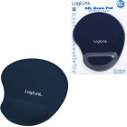 LogiLink GEL Mouse Pad 230mm με Στήριγμα καρπού Μπλε