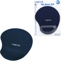 LogiLink GEL Mouse Pad 230mm με Στήριγμα καρπού Μπλε