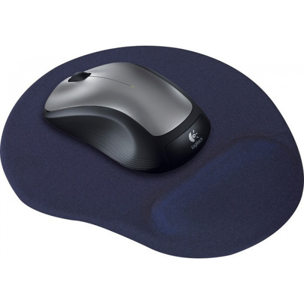 LogiLink GEL Mouse Pad 230mm με Στήριγμα καρπού Μπλε