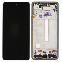 Γνήσια Οθόνη LCD και Μηχανισμός Αφής με Πλαίσιο για Samsung Galaxy A53 5G Μαύρο