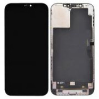 HARD OLED ΟΘΟΝΗ LCD ΚΑΙ ΜΗΧΑΝΙΣΜΟΣ AΦΗΣ ΓΙΑ APPLE IPHONE 12 PRO MAX ΜΑΥΡΟ