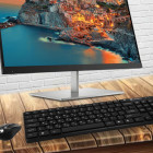 Lamtech 2.4G Wireless Full Size Πληκτρολόγιο 105 Keys Gr Layout Black (LAM113065)