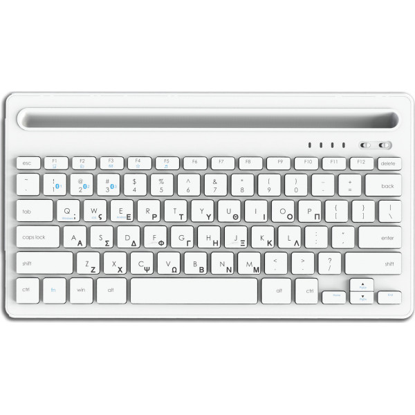 Lamtech Ασύρματο Bluetooth Πληκτρολόγιο για Tablet Ελληνικό Λευκό Lamtech Ασύρματο Bluetooth Πληκτρολόγιο για Tablet Ελληνικό Λευκό