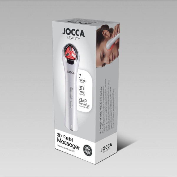 JOCCA FACIAL MASSAGER 3D LED LIGHT WHITE