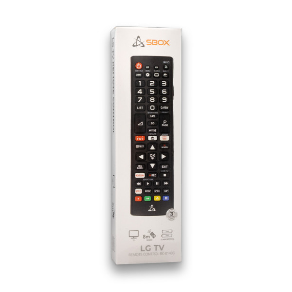SBOX READY TO USE REMOTE CONTROL FOR TV LG