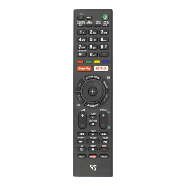 SBOX READY TO USE REMOTE CONTROL FOR TV SONY