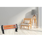 LGP MINI ELECTRICAL QUARTZ HEATER 2-BARRED 1500W BLACK