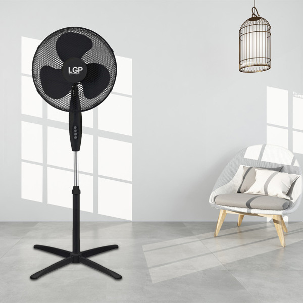LGP STAND FAN 16' 40CM 45W BLACK