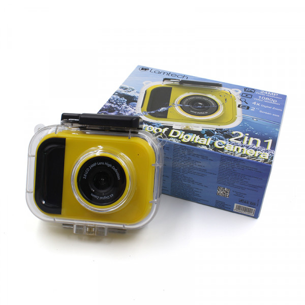 LAMTECH 2in1 WATERPROOF DIGITAL CAMERA YELLOW