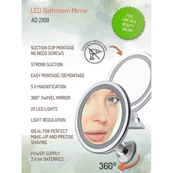 ADLER BATHROOM MIRROR WITH LED