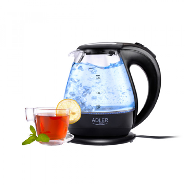 ADLER GLASS KETTLE 1,5L