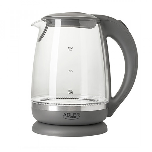 ADLER GLASS KETTLE 2,0L