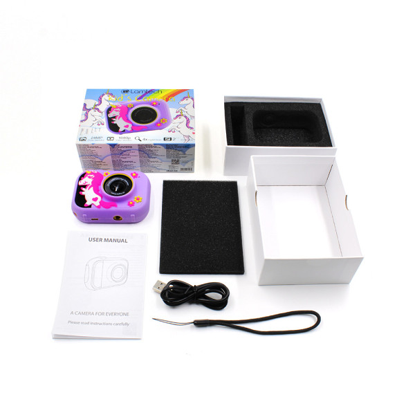 LAMTECH KID CAMERA WITH SILICON CASE UNICORN POLLY