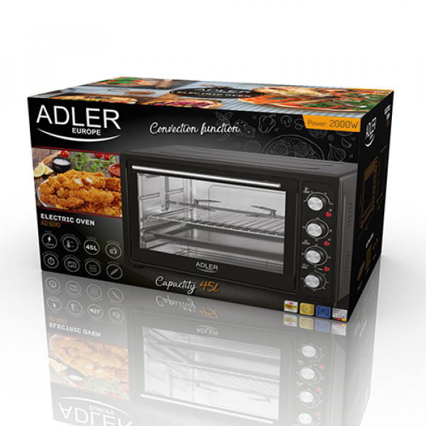 ADLER ELECTRIC OVEN 45L