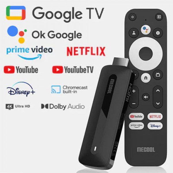 MECOOL GOOGLE CERTIFIED BT&IR REMOTE CONTROL FOR KM2/KD5 WHITE