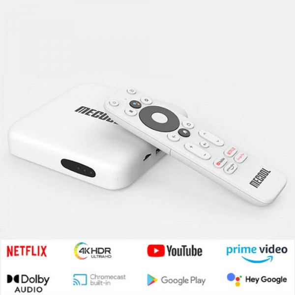 MECOOL GOOGLE CERTIFIED BT&IR REMOTE CONTROL FOR KM2/KD5 WHITE