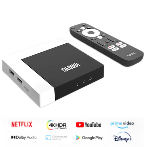 MECOOL 4K ANDROID 11 TV BOX 2+16GB BLACK/WHITE