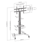 SBOX FLOOR MOUNT 37-86' 50KG 600X400