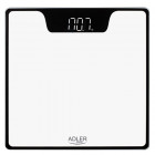 ADLER BATHROOM SCALE WITH LED DISPLAY WHITE