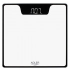 ADLER BATHROOM SCALE WITH LED DISPLAY WHITE