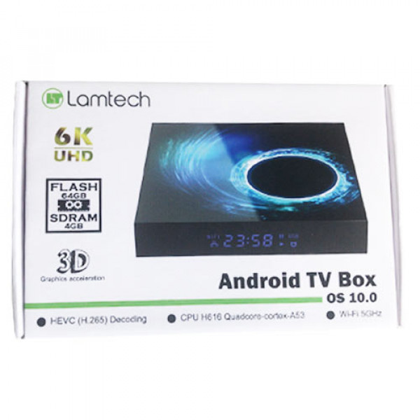LAMTECH ANDROID 12.0 TV BOX 8K 4GB/64G