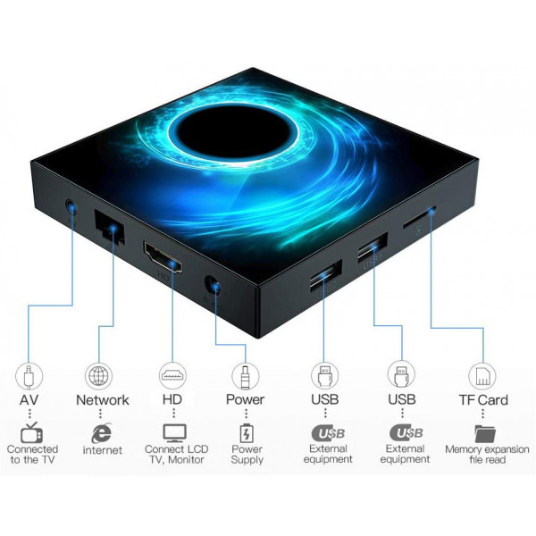 LAMTECH ANDROID 12.0 TV BOX 8K 4GB/64G