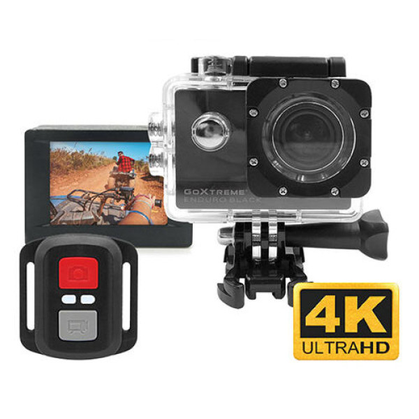 GOXTREME ACTION CAMERA 4K WITH REMOTE CONTROL ENDURO BLACK