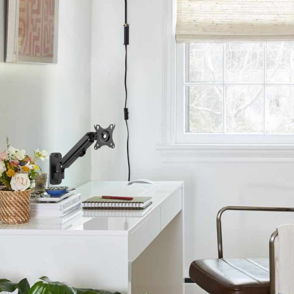 GEMBIRD ADJUSTABLE WALL DISCPLAY MOUNTING ARM UP TO 27'/7KG
