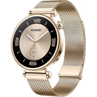 Huawei Watch GT 4 Stainless Steel 41mm Elegant Light Gold Milanese Strap-EU