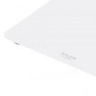 ADLER ELECTRIC BATHROOM SCALE WHITE