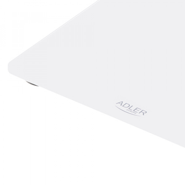 ADLER ELECTRIC BATHROOM SCALE WHITE