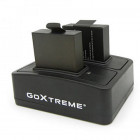 GOXTREME DUAL BATTERY CHARGER/VISION,IMPULSE