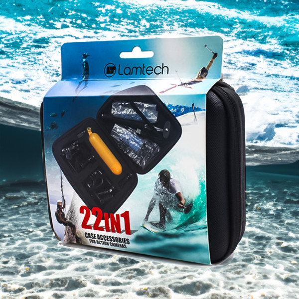 LAMTECH 22 IN 1 CASE ACCESSORIES FOR ACTION CAMERAS