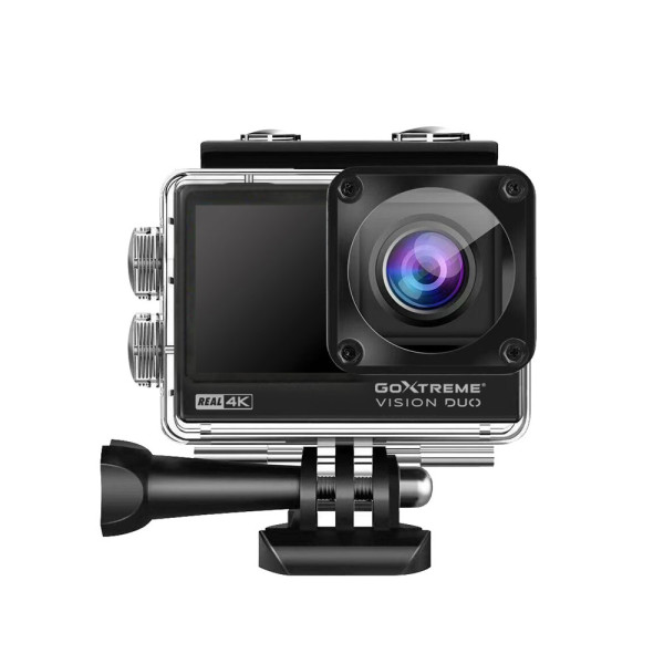 GOXTREME REAL 4K ACTION CAMERA WITH WIFI AND REMOTE CONTROL VISION DUO GOXTREME REAL 4K ACTION CAMERA WITH WIFI AND REMOTE CONTROL VISION DUO