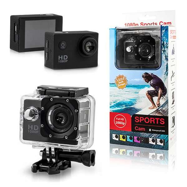 WATERPROOF SPORT CAMERA FULL HD 1080P