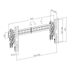 SBOX WALL MOUNT/VIDEO WALL 37'-70' VESA 800x400 MAX