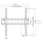 SBOX WALL MOUNT 32' - 70' VESA 400x400 MAX