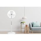 LGP ROUND BASE STAND FAN 16' 40CM 45W WITH TIMER WHITE