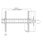 SBOX WALL MOUNT 37'-80' TILT VESA MAX 600x400