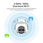 SRIHOME 5G DUAL BAND WIFI WATERPROOF DOME CAMERA 4MP HD