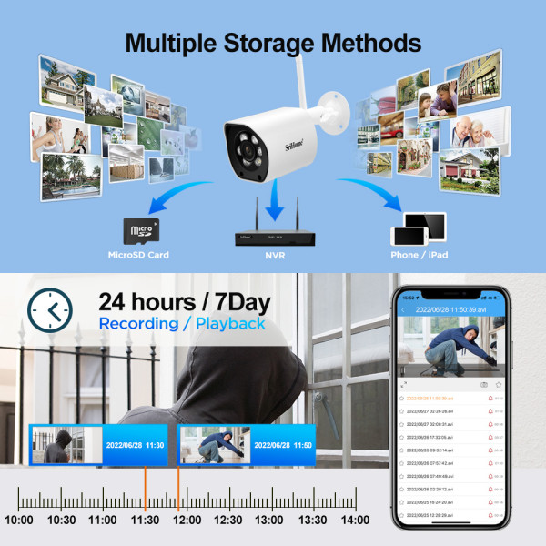 SRIHOME 5G WIFI OUTDOOR IP CAMERA 5MP