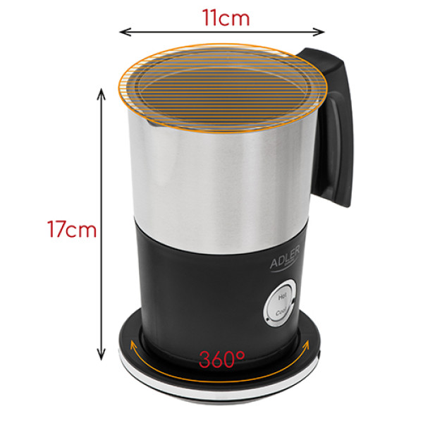 ADLER MILK FROTHER AND HEATER